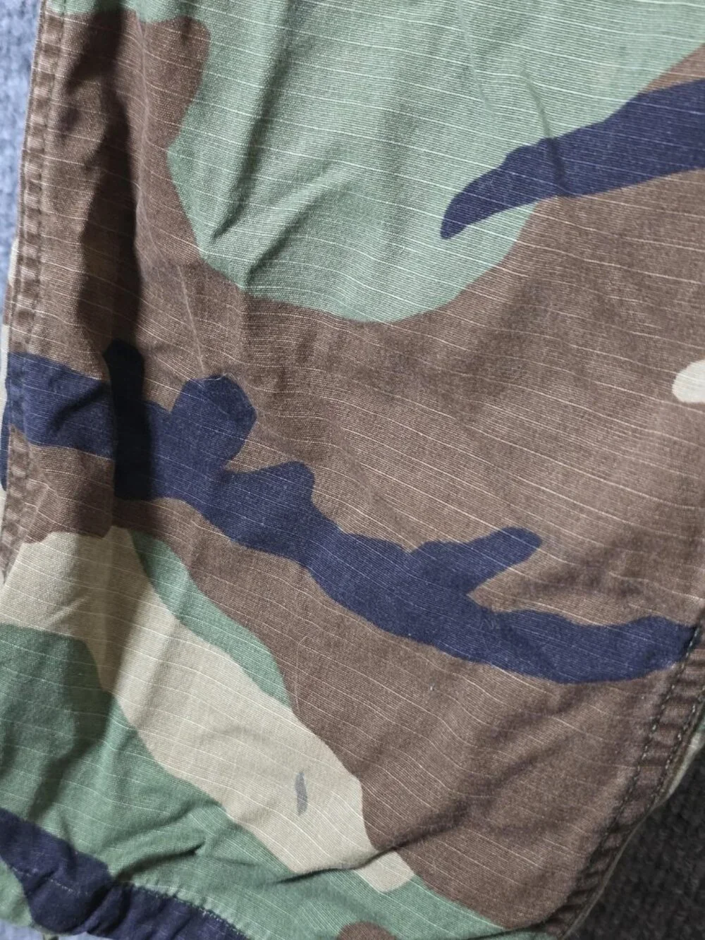US Military BDU Pants Mens Medium Regular Woodland Camo Cargo Drawstring Ripstop